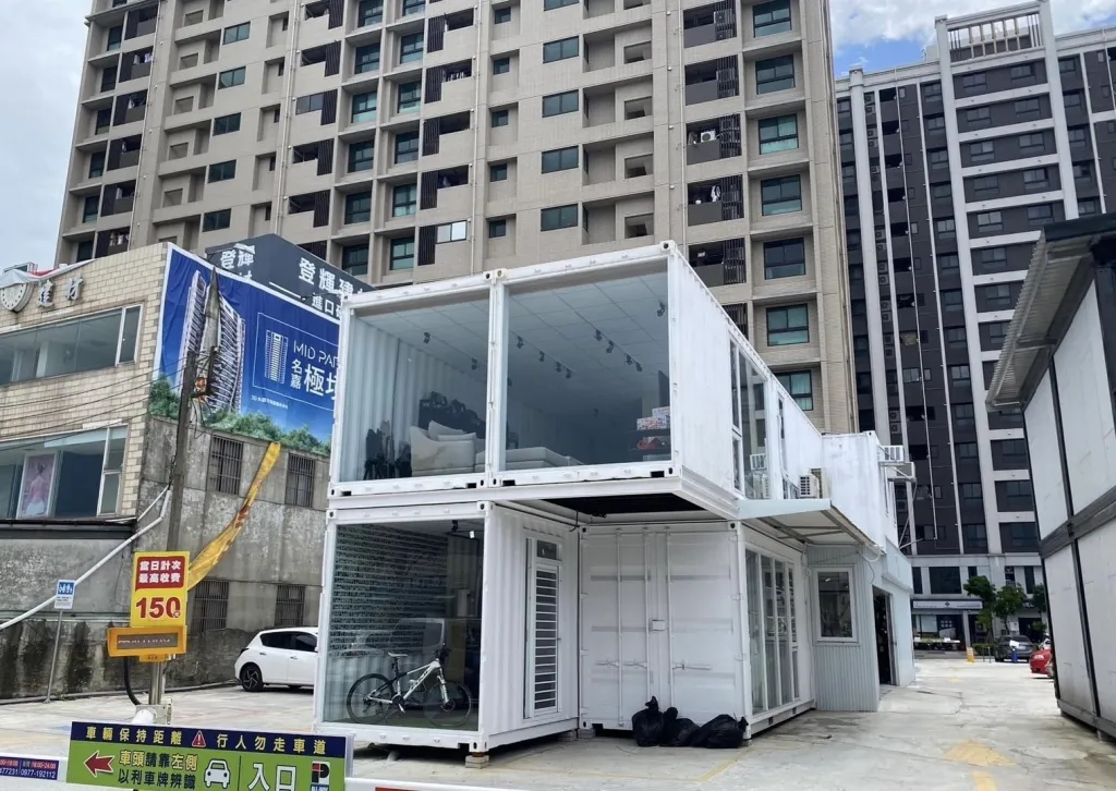 桃園特斯拉改裝廠貨櫃工程 - 外觀2